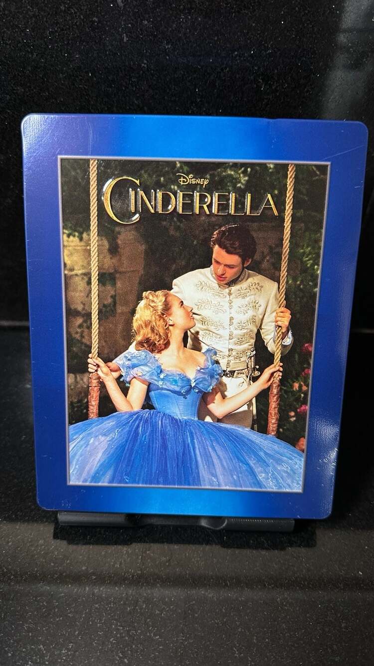 OOP Disney Cinderella 2015 4K Ultra HD Blu-Ray Steelbook Best Buy Exclusive